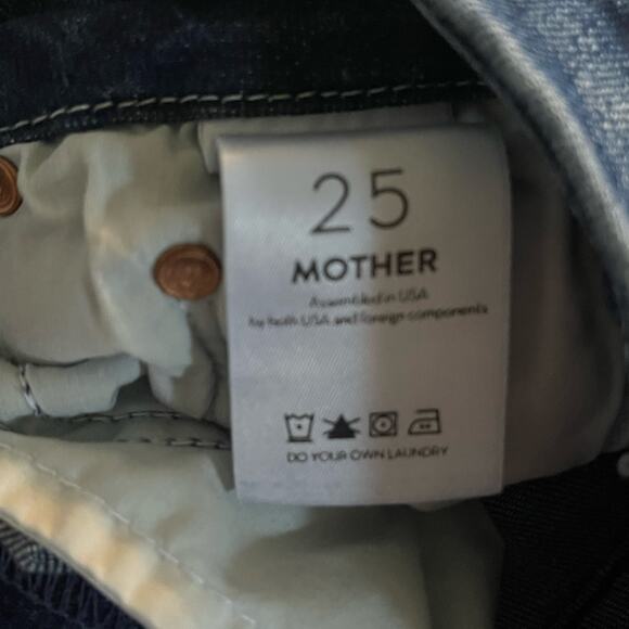 Mother High Waisted The Looker Ankle Jeans in Double Shot Espresso Size 25 - Picture 4 of 8